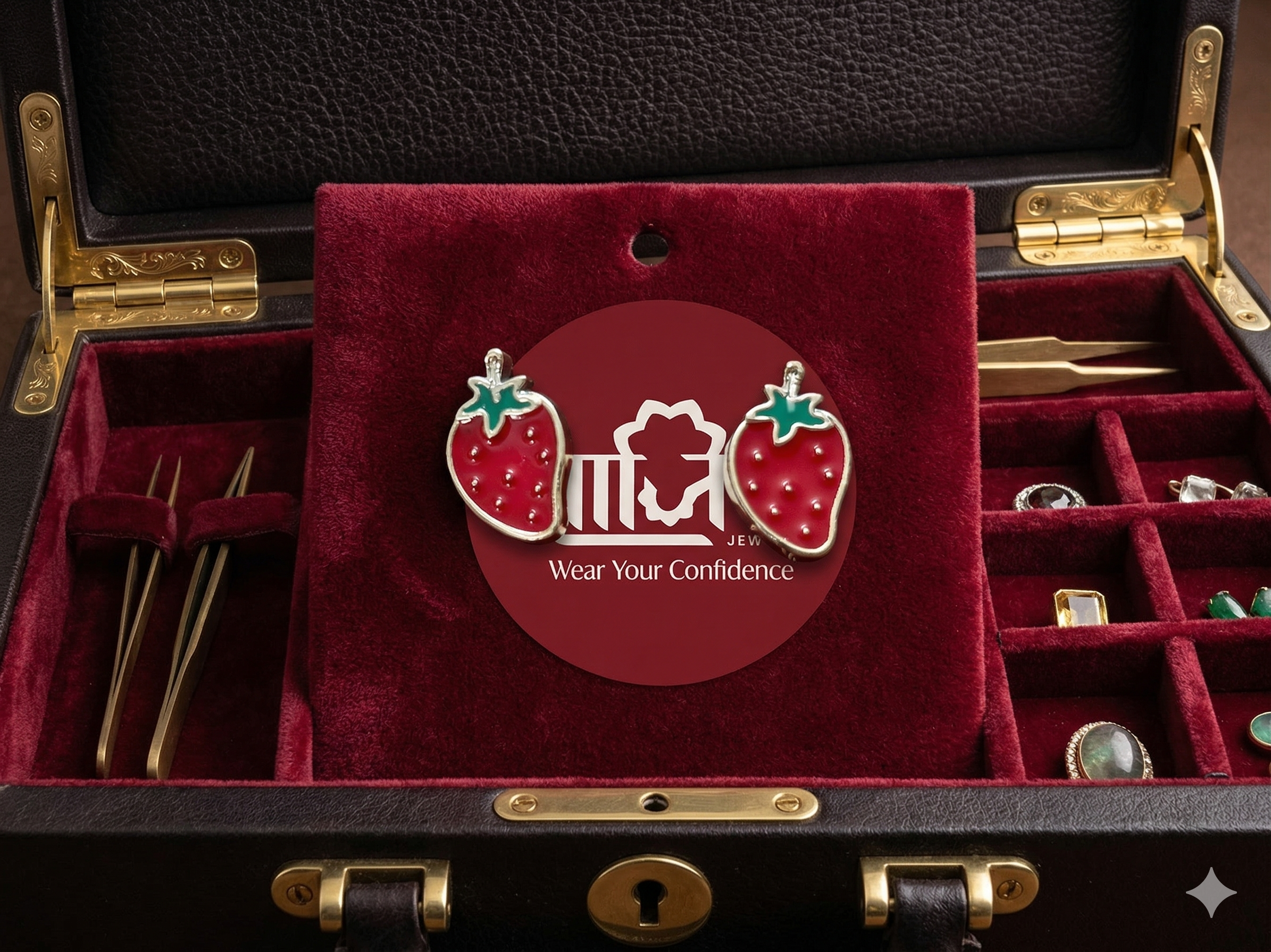 STRAWBERRY EARRING
