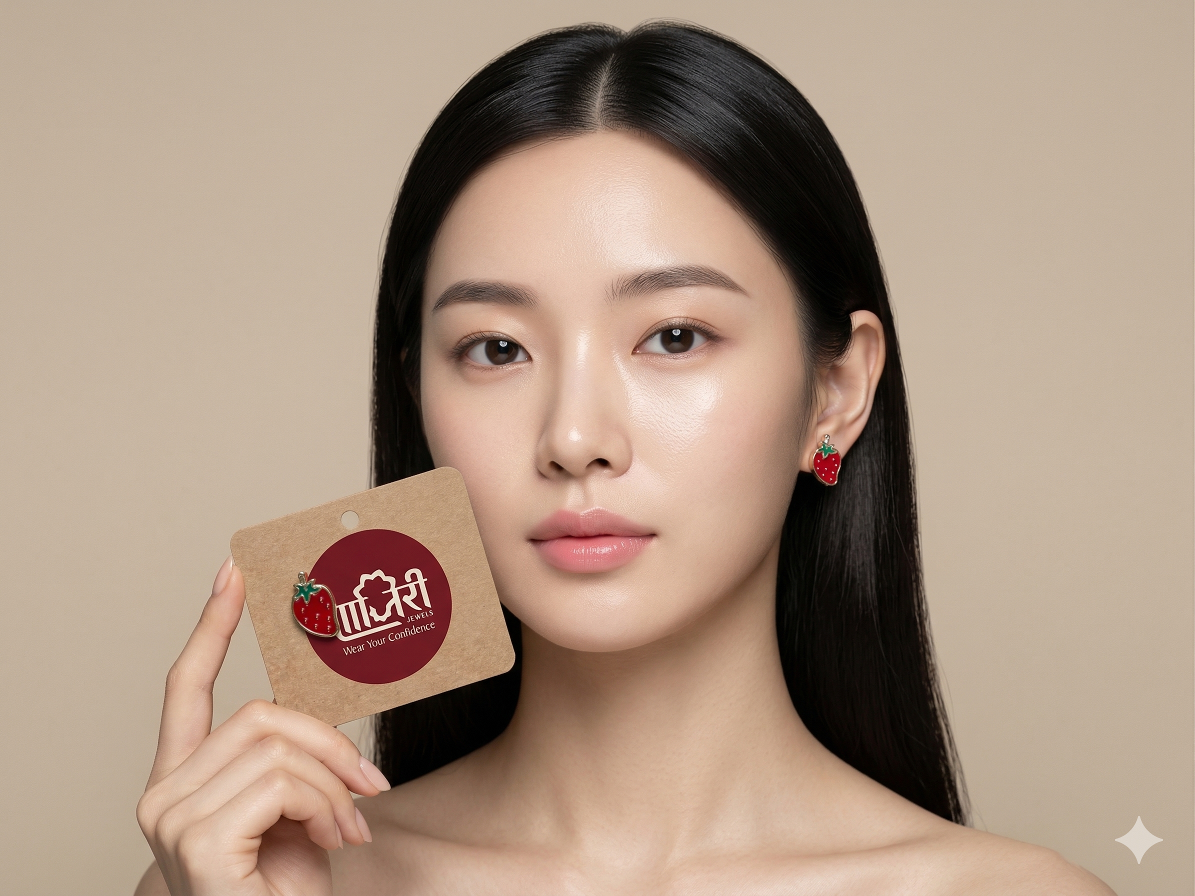 STRAWBERRY EARRING