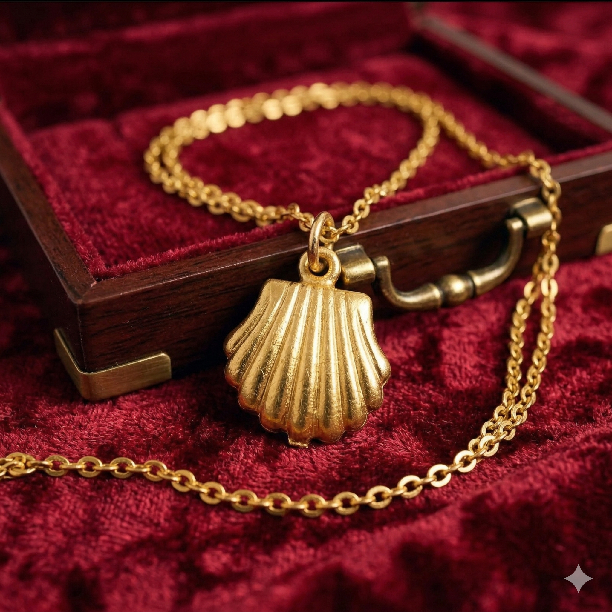 light chain with shell pendent ASH6