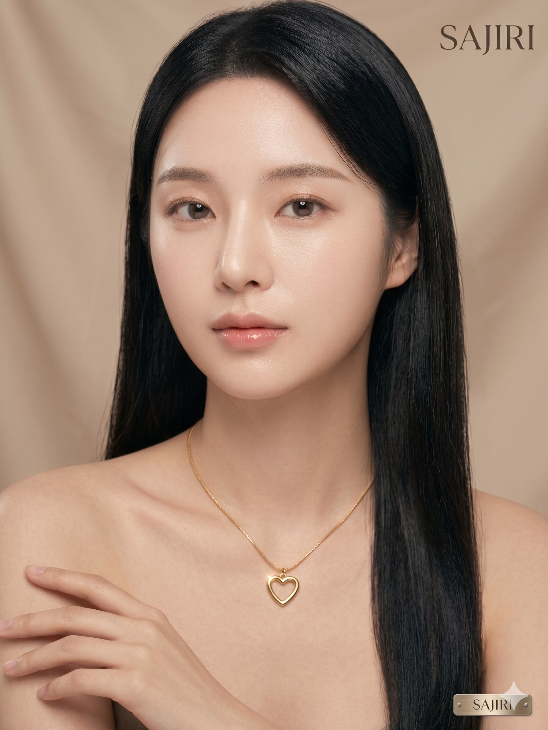 GOLD PLATED HEART PENDENT CHAIN