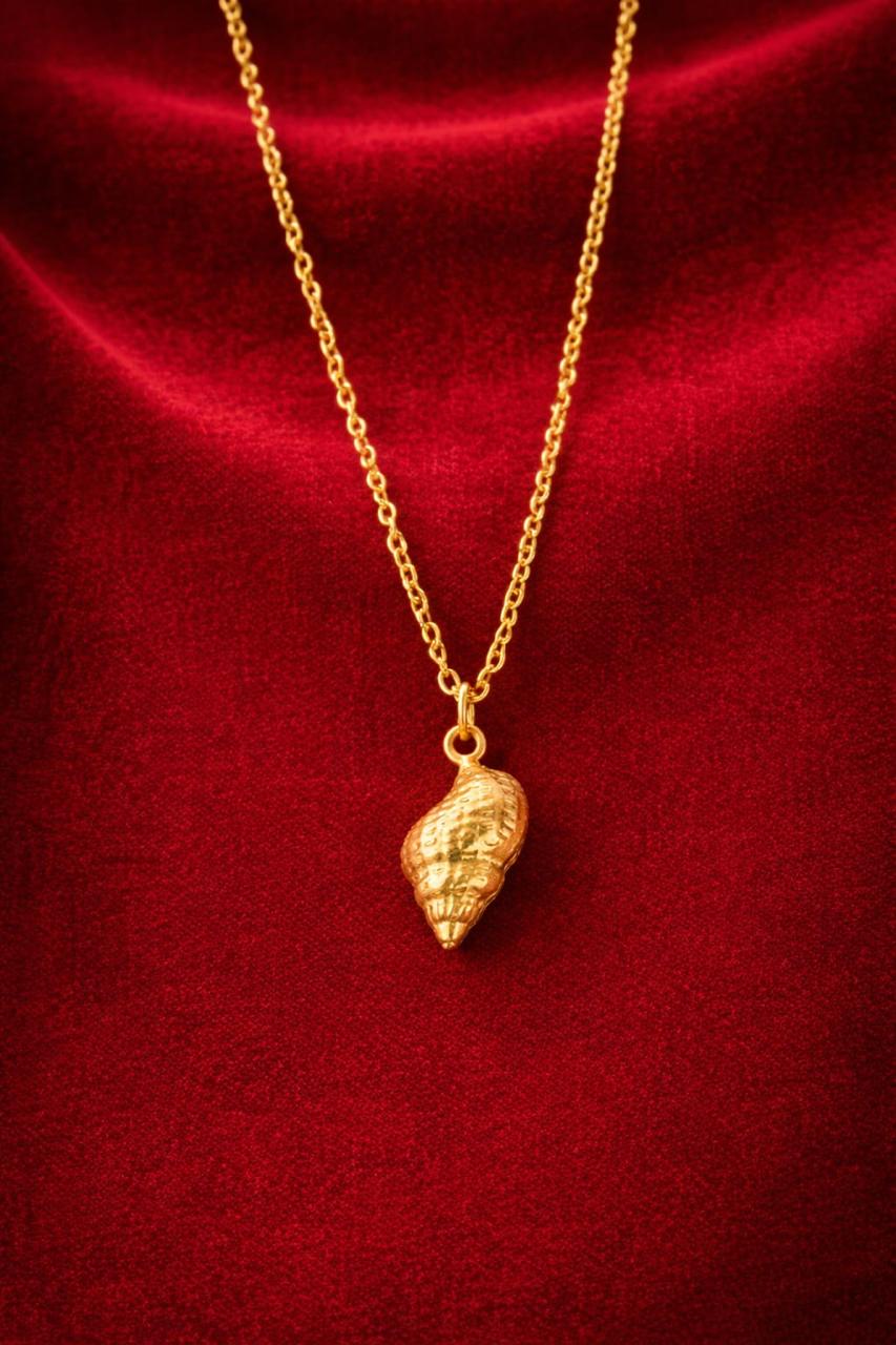 light chain with shell pendent ASH3 - Image 1