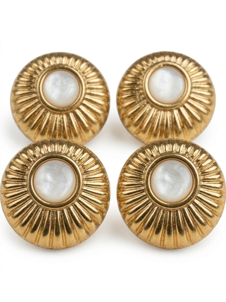 rounnd gold plated lining
